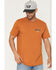 Image #2 - Brixton Men's Roughstock Short Sleeve Graphic T-Shirt, Orange, hi-res