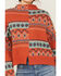 Image #3 - Rock & Roll Denim Women's Southwestern Patched Pullover Sweater, Rust Copper, hi-res