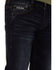 Howitzer Men's Cortez Patriot Dark Wash Stretch Straight Jeans , Dark Wash, hi-res
