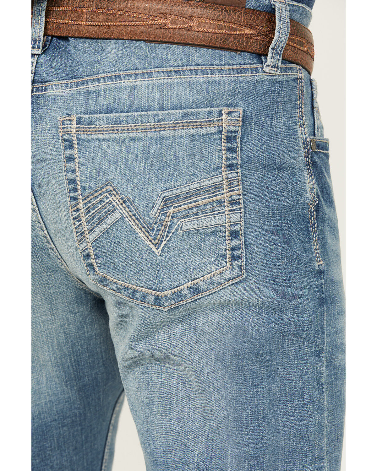 Cody James Men's Bandera Light Wash Slim Bootcut Stretch