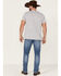 Image #3 - Wrangler Retro Men's Payson Light Wash Stretch Slim Straight Jeans, Light Wash, hi-res