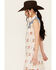 Image #2 - Panhandle Women's Boot Print Sleeveless Pearl Snap Dress, Cream, hi-res
