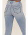Shyanne Women's Light Wash Mid-Rise Signature Embroidery Bootcut Jeans, Dark Medium Wash, hi-res