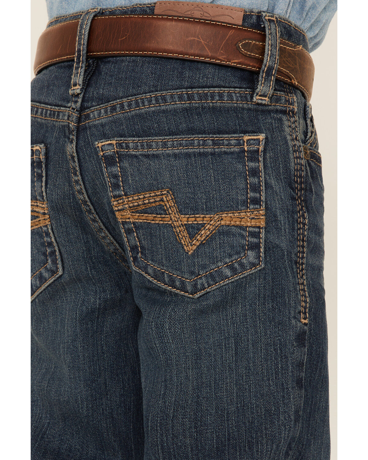 Product Name:  Cody James Little Boys' Saguaro Dark Wash Mid Rise Stretch Slim Bootcut Jeans - Sizes 4-8