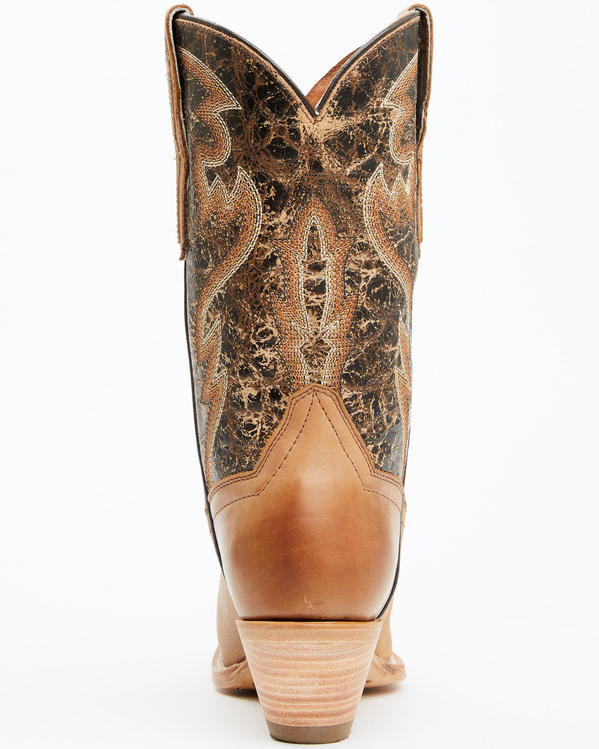Image #5 - Dan Post Women's 11" Tria Western Boots - Snip Toe, Tan, hi-res