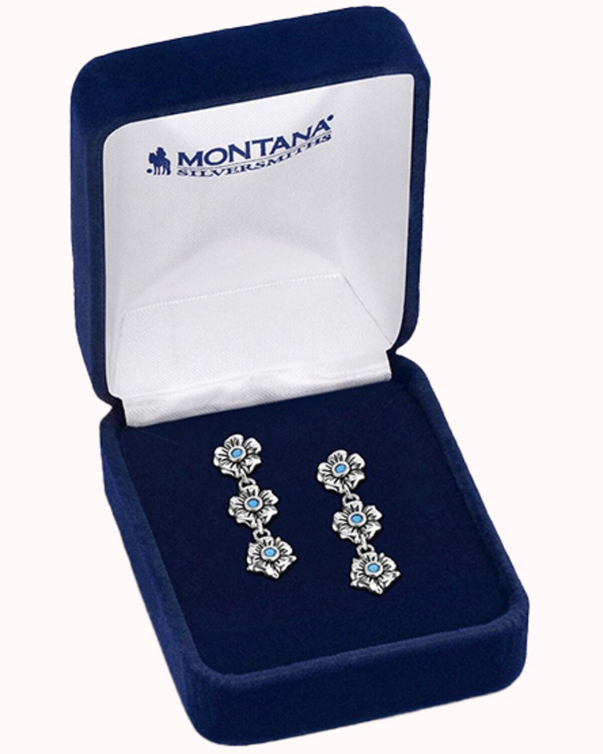 Image #3 - Montana Silversmiths Women's Montana Spring Floral Earrings, Silver, hi-res