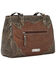 Image #2 - American West Women's Desert Wildflower Tote, Brown, hi-res