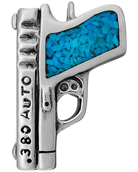 Image #2 - Silver Legends Women's 380 Auto Pistol Necklace , , hi-res