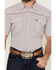 Image #3 - Cowboy Hardware Men's Fleur Printed Short Sleeve Pearl Snap Western Shirt, White, hi-res