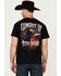 Image #1 - Cowboy Up Men's Step Aside Short Sleeve Graphic T-Shirt, , hi-res
