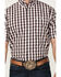 Image #3 - Wrangler Men's Classic Plaid Print Short Sleeve Button-Down Western Shirt, Black, hi-res