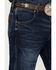 Image #2 - Wrangler Retro Men's Fenholloway Dark Wash Slim Bootcut Stretch Premium Green Jeans, , hi-res
