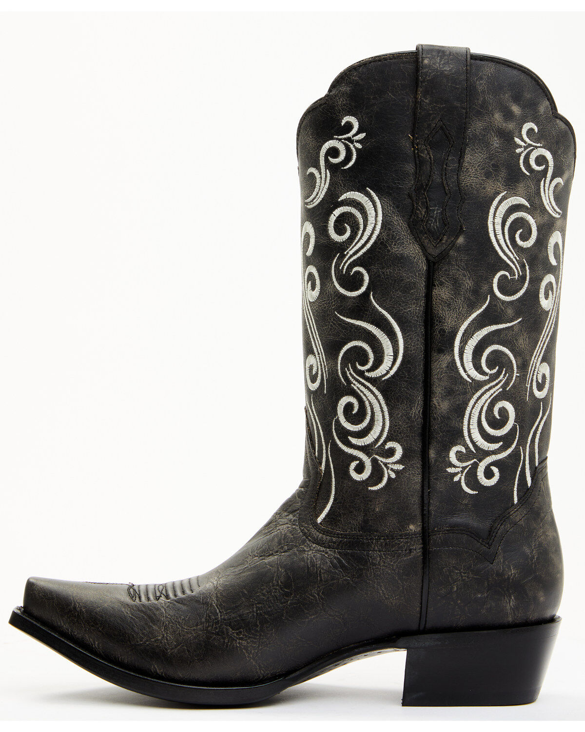 Image #3 - Moonshine Spirit Men's Clover Western Boots - Snip Toe, Black, hi-res