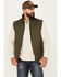 Image #1 - Dakota Grizzly Men's Ripstop Zip Vest, Forest Green, hi-res