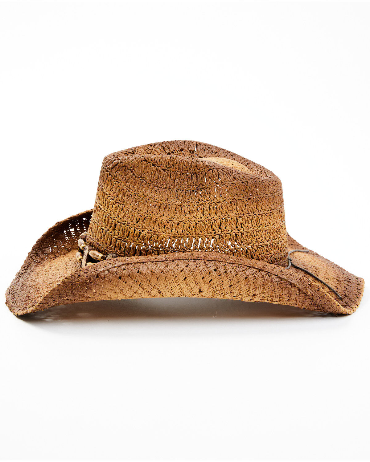 Image #3 - Shyanne Women's Caz Straw Cowboy Hat, Tan, hi-res