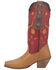 Image #3 - Dingo Women's Love Rocks Leather Underlay Western Boot - Snip Toe, Tan, hi-res