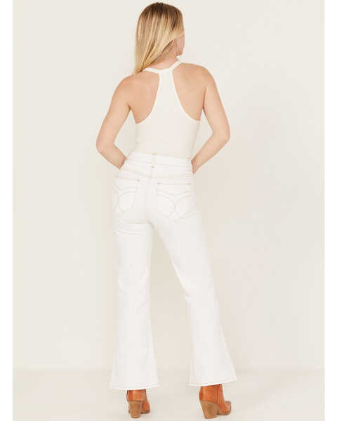 Image #3 - Rolla's Women's High Rise East Coast Ankle Flare Jeans , White, hi-res