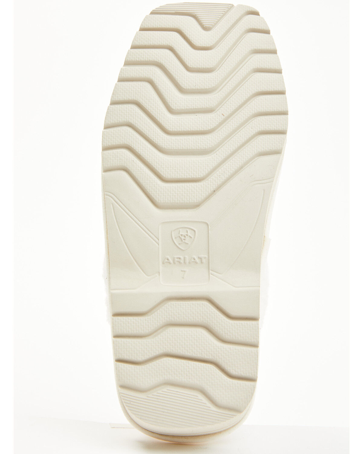 Image #7 - Ariat Women's Jackie Square Toe Platform Slippers, Cream, hi-res