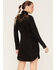 Roper Women's Western Embroidered Shirt Dress, Black, hi-res