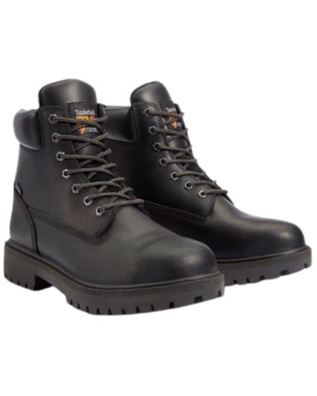 Image #1 - Timberland PRO® Men's 6" Direct Attach Waterproof Insulated Work Boots - Steel Toe, Black, hi-res