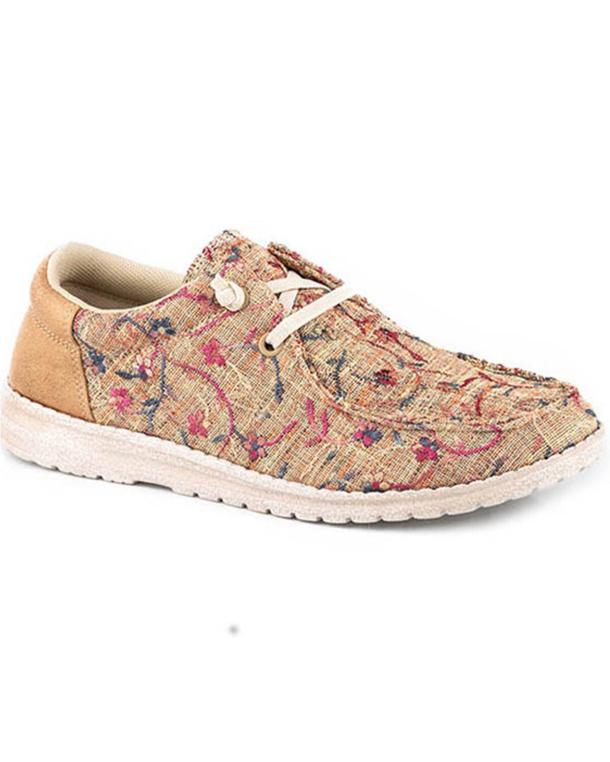 Roper Women's Hang Loose Slip-On Causal Shoes - Moc Toe, Brown, hi-res