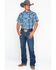 Image #6 - Rock & Roll Denim Men's Crinkle Plaid Print Snap Short Sleeve Western Shirt, , hi-res