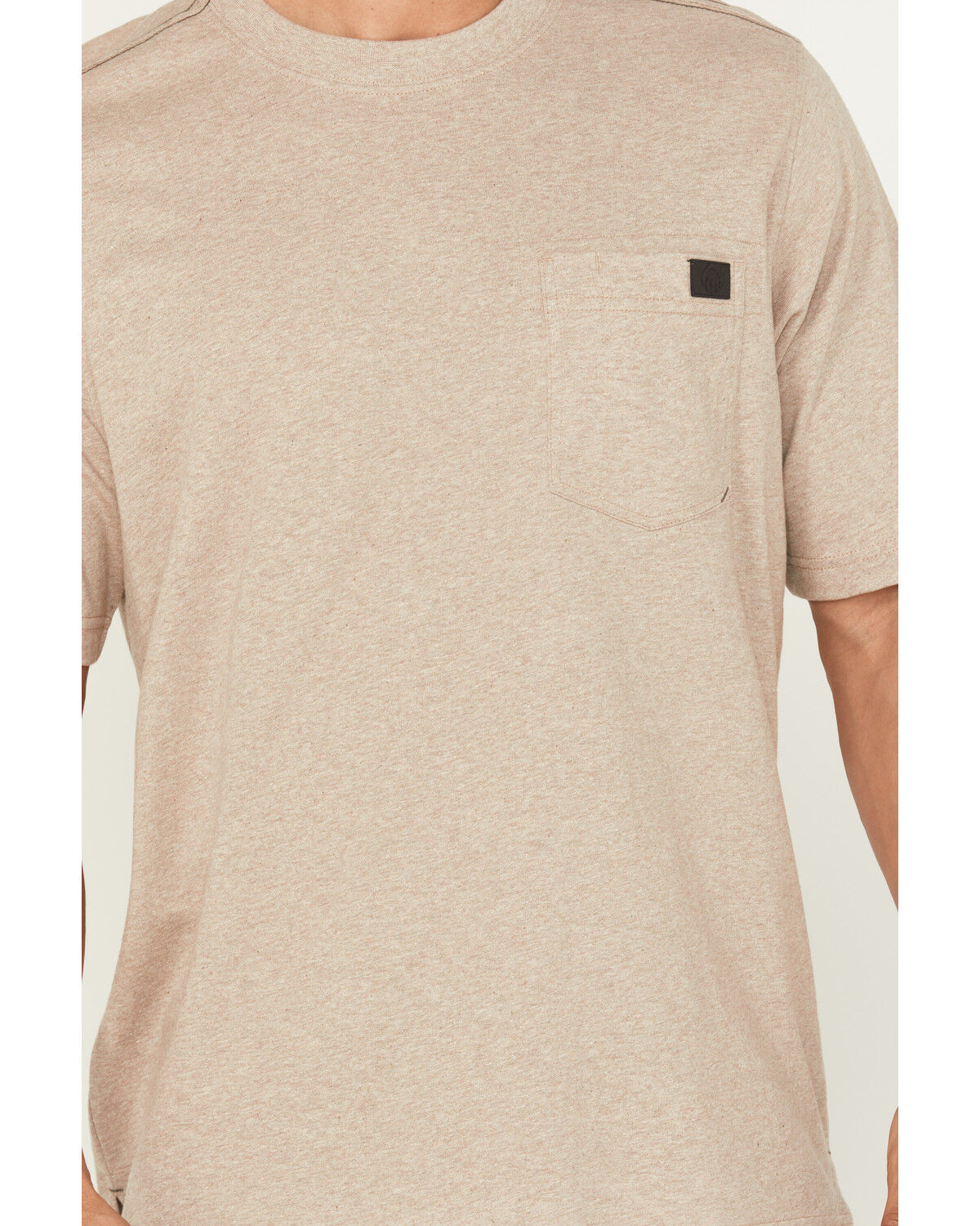 Image #3 - Wolverine Men's Solid Guardian Short Sleeve Work Pocket T-Shirt, Tan, hi-res