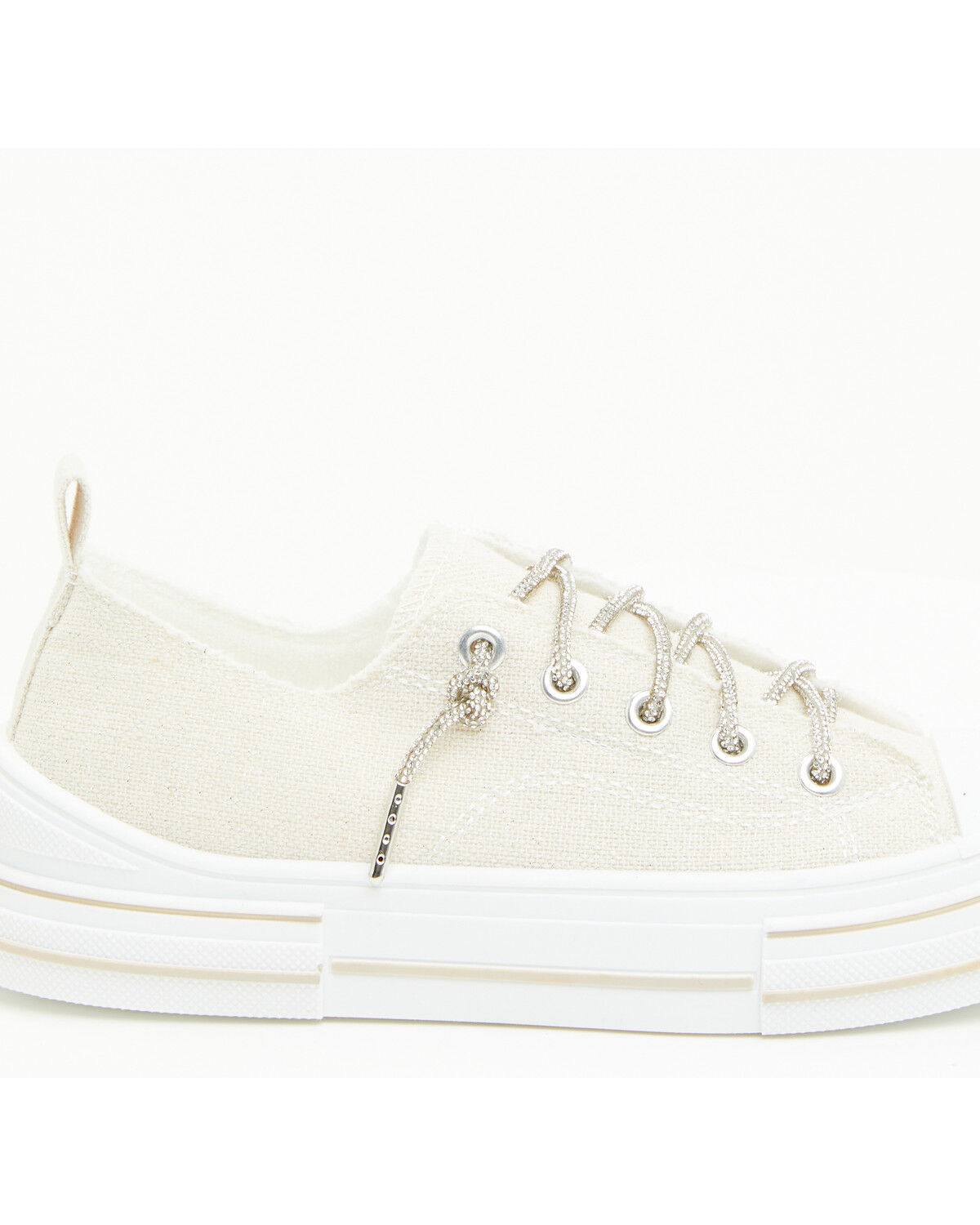 Image #2 - Very G Women's Aman Sparkle Casual Sneakers, Natural, hi-res