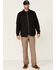 Image #2 - Hawx Men's Black McLain Plaid Insulated Snap Front Flannel Work Shirt Jacket, Black, hi-res
