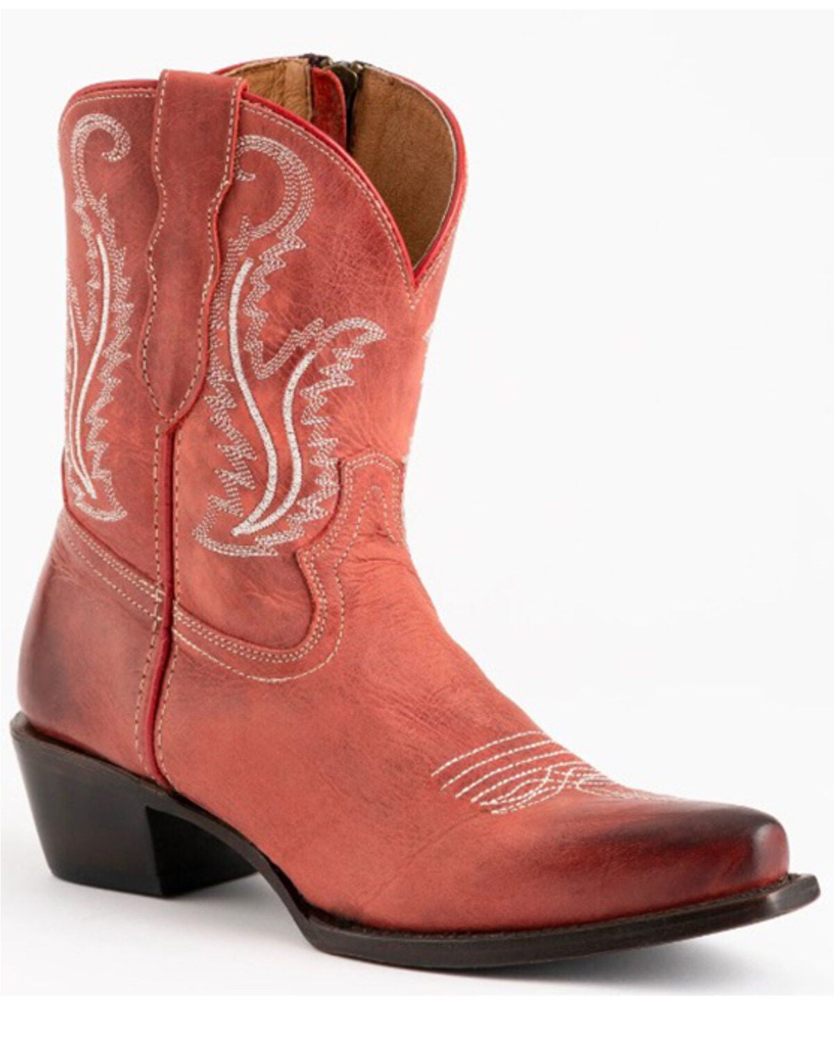 Ferrini Women's Molly Western Boots - Snip Toe, Red, hi-res