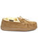 Image #2 - Superlamb Men's Shearling Slippers - Moc Toe, Medium Brown, hi-res