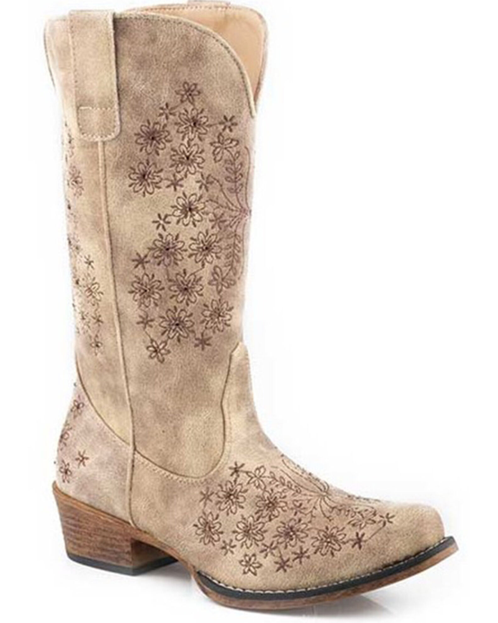 Roper Women s Riley Bouquet Western Performance Boots Round Toe