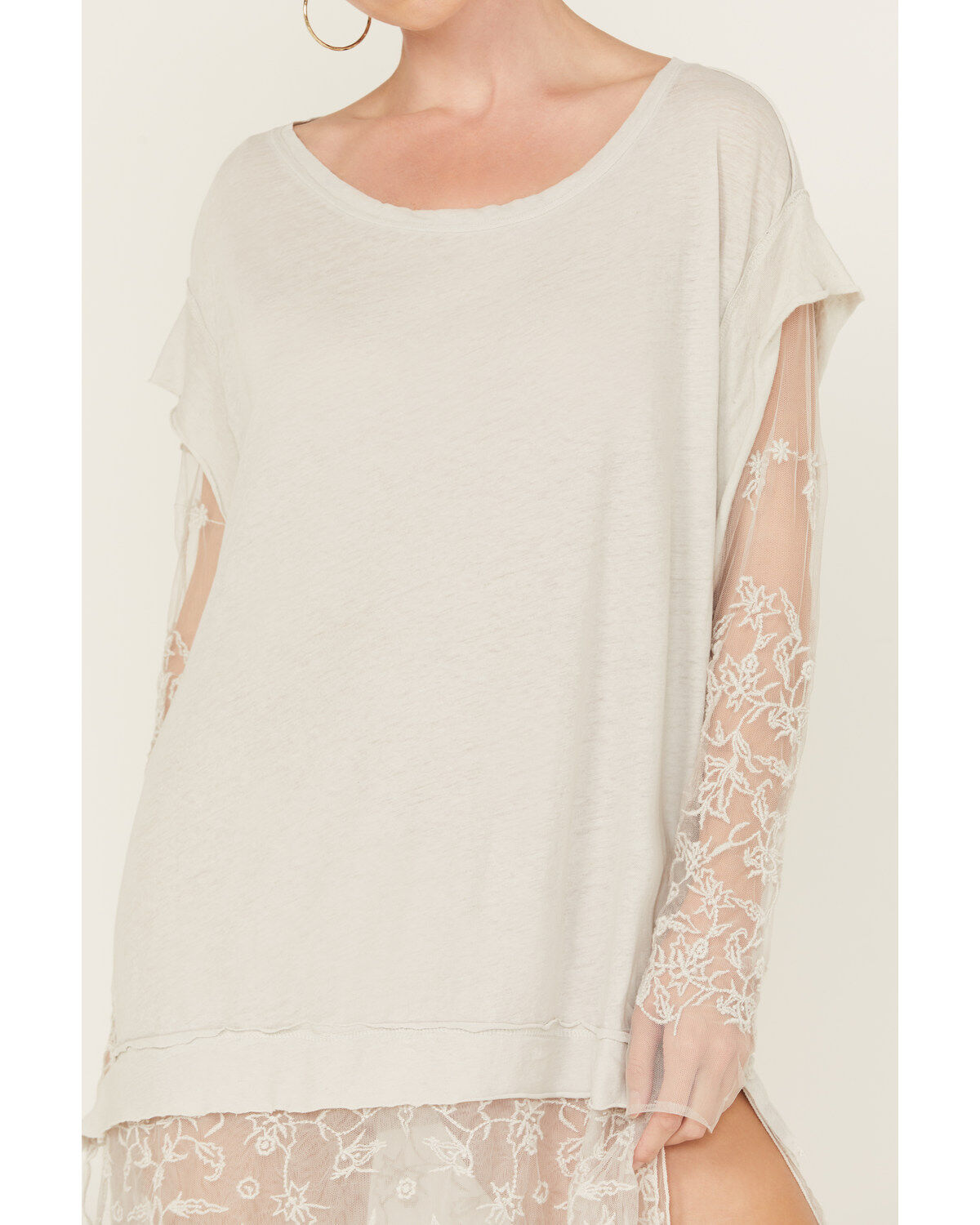 Image #4 - Free People Women's Rock Steady Maxi Shirt Dress, White, hi-res