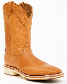 RANK 45® Men's Crepe Western Performance Boots - Broad Square Toe, Honey, hi-res