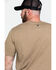 Hawx Men's Pocket Crew Short Sleeve Work T-Shirt , Tan, hi-res