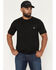 Image #2 - Carhartt Men's Camo Print Logo Relaxed Fit Short Sleeve Pocket T-Shirt, Black, hi-res