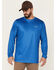 Image #1 - Columbia Men's Navy Tackle Texas Flag Back Graphic Long Sleeve Thermal T-Shirt, Navy, hi-res