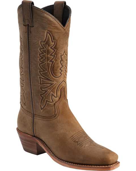 Image #1 - Abilene Women's Western Boots - Square Toe, Olive, hi-res