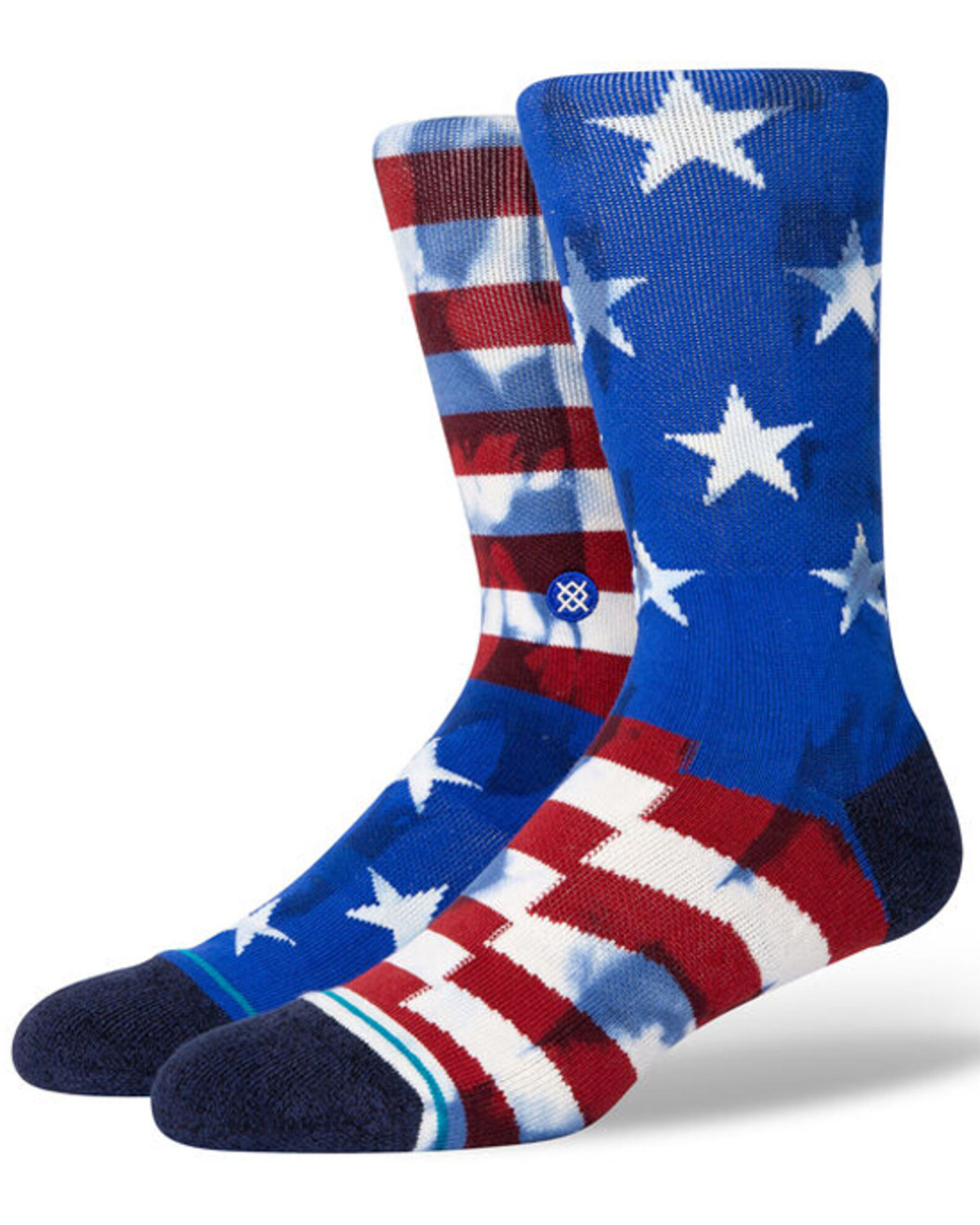 Stance Men s The Navy Banner Crew Socks Boot Barn