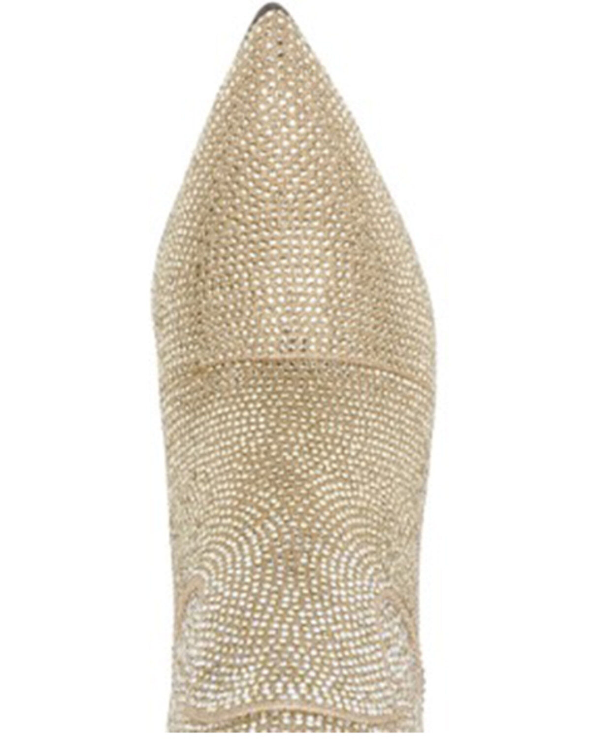 Image #5 - DanielXDiamond Women's Johnny Guitar Western Boots - Snip Toe, Gold, hi-res