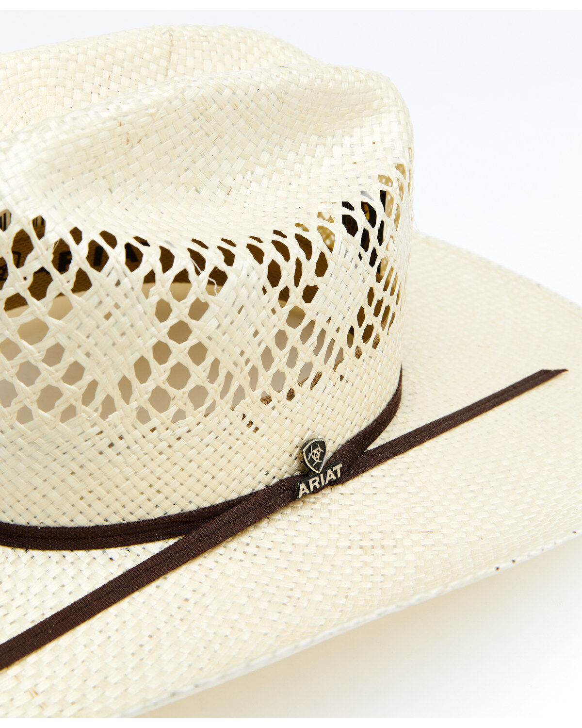 Image #2 - Ariat Men's Twisted Weave Straw Hat, Natural, hi-res