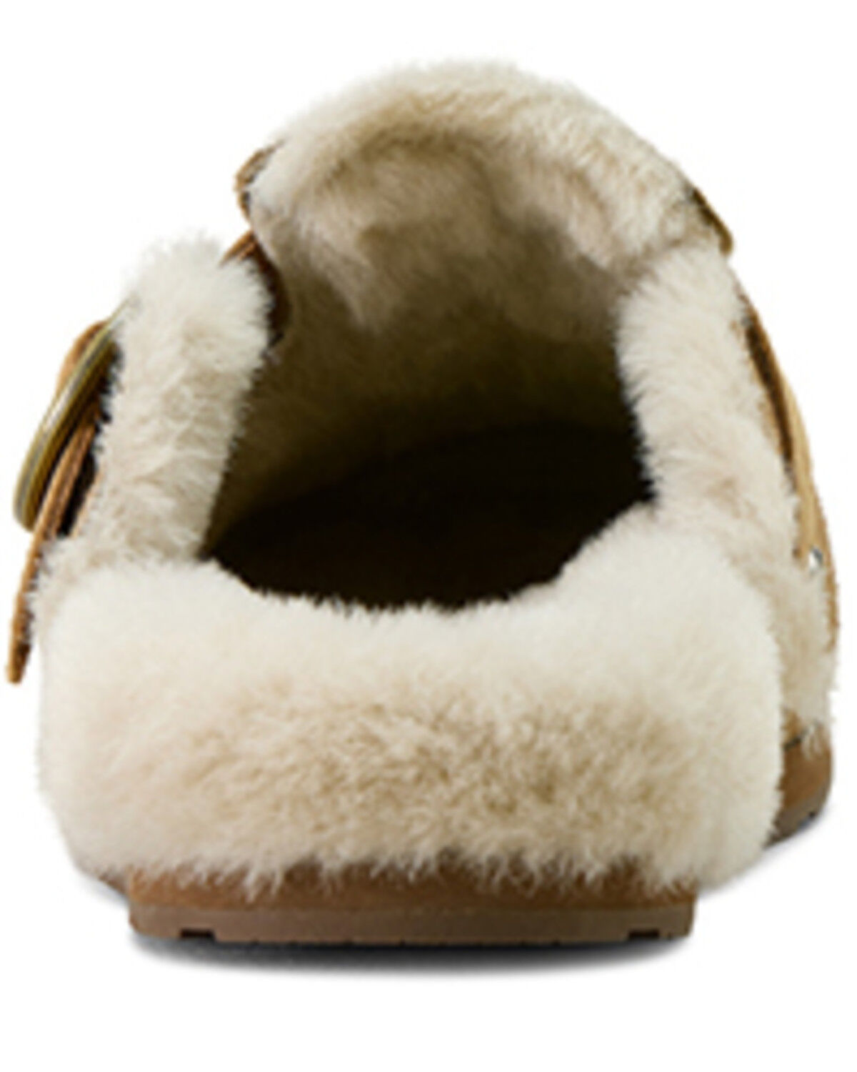 Image #3 - Ariat Women's Country Mule Sherpa Slippers, Brown, hi-res