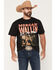Image #1 - Morgan Wallen Men's Front Hit Short Sleeve Graphic T-Shirt, Black, hi-res