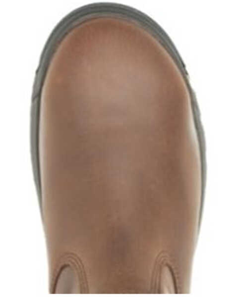 Image #5 - Caterpillar Men's Drawbar Western Work Boots - Steel Toe, Brown, hi-res