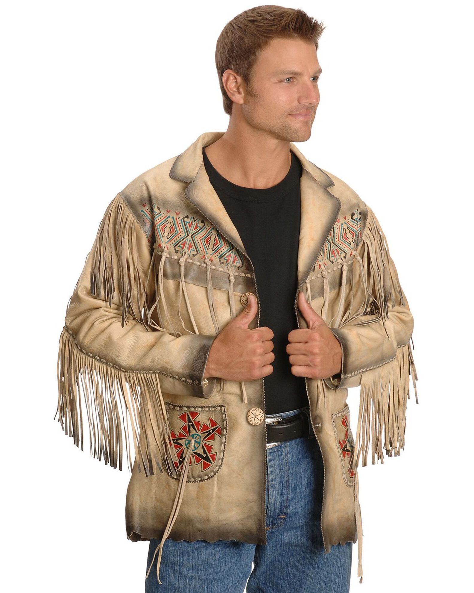 Image #1 - Kobler Maricopa Leather Jacket, Cream, hi-res