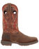 Image #2 - Durango Men's Rebel Ventilated Performance Western Boots - Square Toe , Chestnut, hi-res