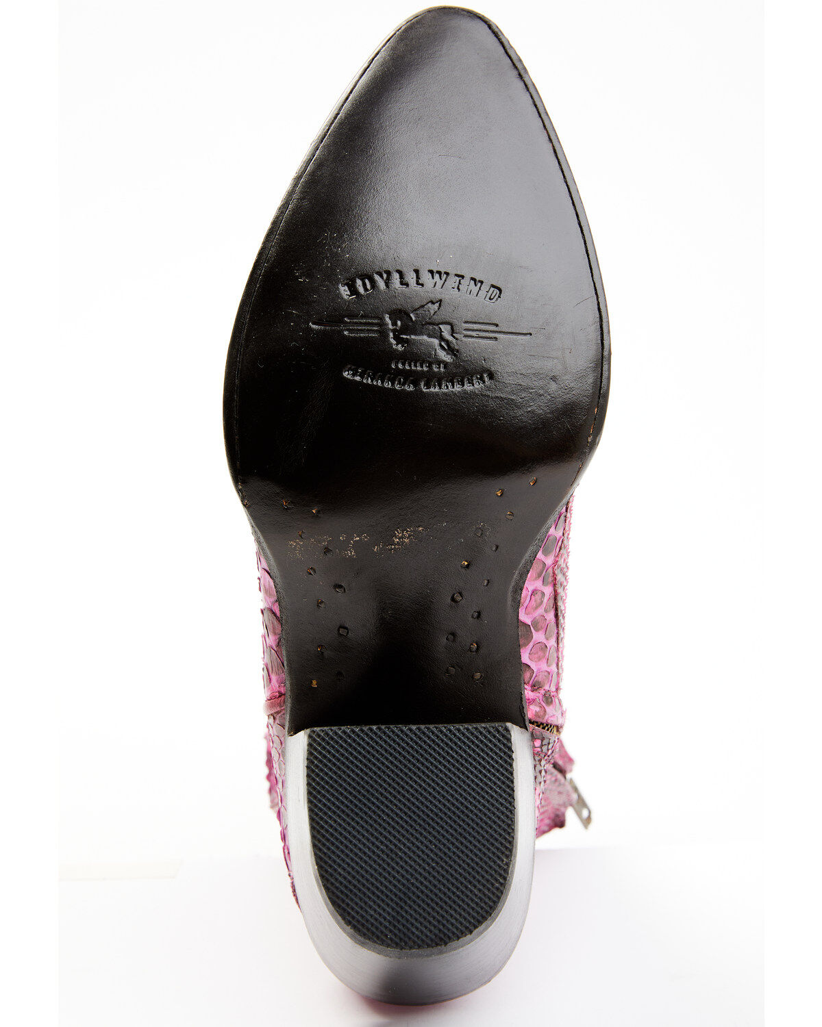 Image #7 - Idyllwind Women's Badass Exotic Python Western Booties - Round Toe, Pink, hi-res