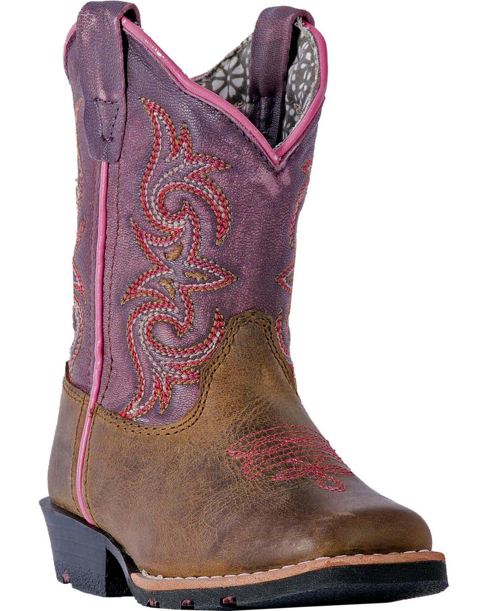 Childrens purple best sale cowgirl boots