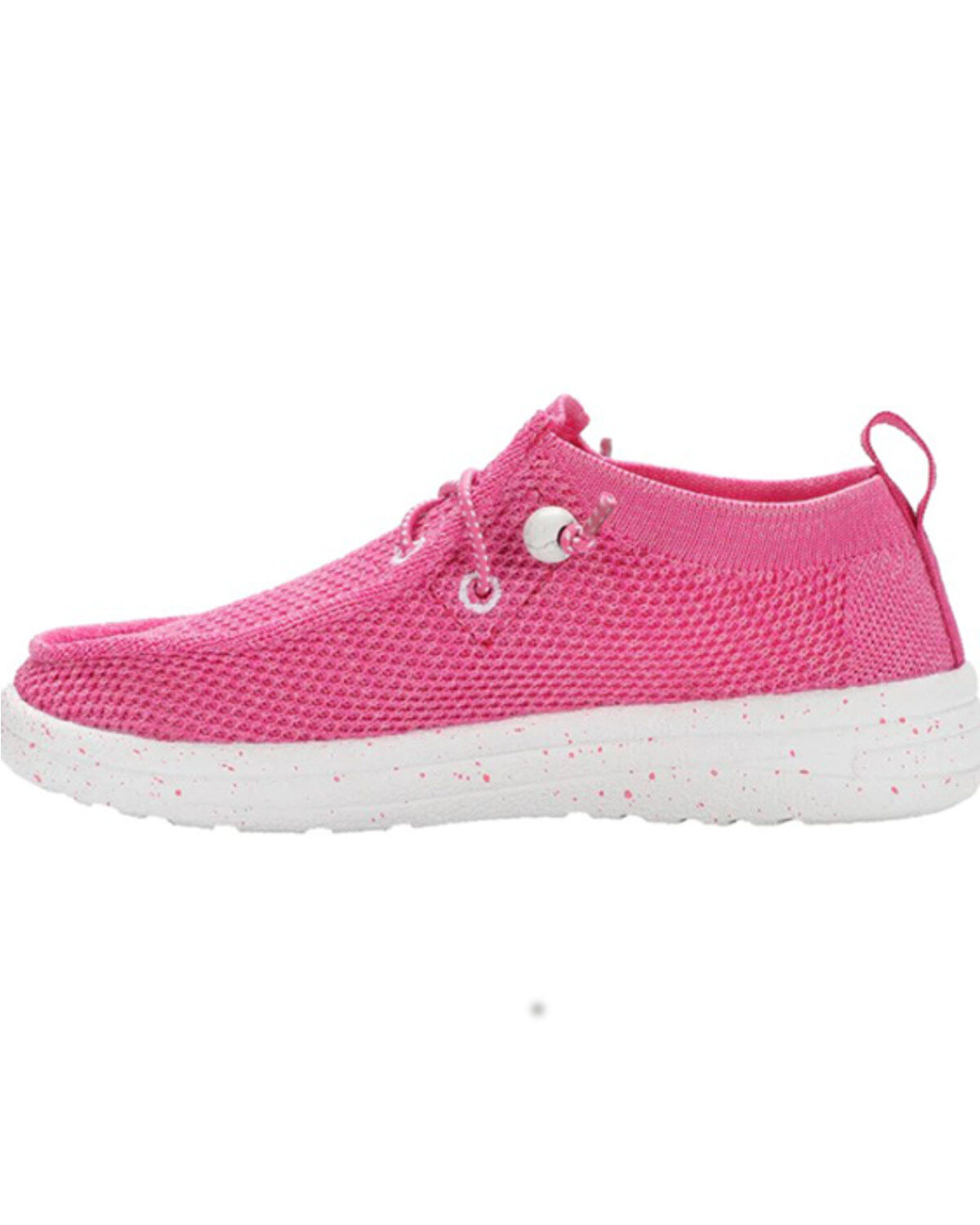 Image #3 - Lamo Footwear Girls' Mickey Slip-On Casual Shoes - Moc Toe, Pink, hi-res