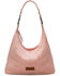 Image #2 - Wrangler Women's Floral Tooled Pouch And Purse, Dark Pink, hi-res